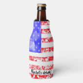 7ガーリー月4日の国旗 ボトルクーラー (ボトル正面)