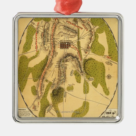 7ゲティスバーグの戦い メタルオーナメント (正面)