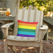 7ストライププライド旗 アウトドアクッション (椅子)