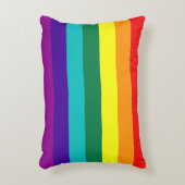 7ストライププライド旗 アクセントクッション (正面(垂直))