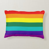 7ストライププライド旗 アクセントクッション (裏面)