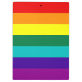 7ストライププライド旗 クリップボード (裏面)
