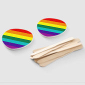 7ストライププライド旗 ハンドファン (組立なし)