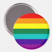 7ストライププライド旗 マグネット (正面/裏面)
