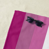 7ストライプレズビアンサンセットプライドフラグビーチタオル ビーチタオル (インサイチュ)