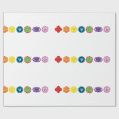 7チャクラのヨガの包装紙、xの30 6つのft ラッピングペーパー (フラット)