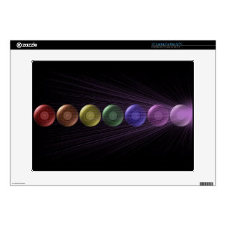 7チャクラのラップトップの皮 ノートパソコンステッカー