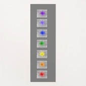 7チャクラの教材 ヨガマット (正面)