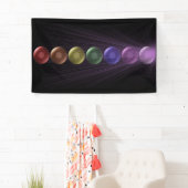 7チャクラの旗 横断幕 (インサイチュ)