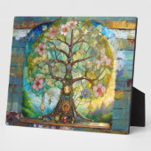 7チャクラの花の木 フォトプラーク (側面)