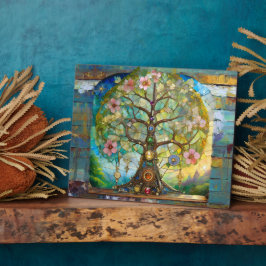 7チャクラの花の木 フォトプラーク