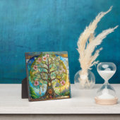 7チャクラの花の木 フォトプラーク (インサイチュ)