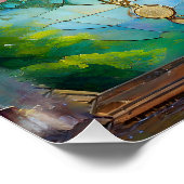 7チャクラの花の木 ポスター (コーナー)