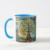 7チャクラの花の木 マグカップ (左)