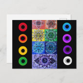 7チャクラはがき ポストカード (正面/裏面)