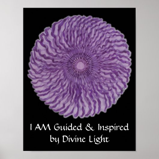 7チャクラアート#2 – ディヴィントつながり ポスター (正面)