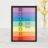 7チャクラグリーティングカード2 カード (黄色い花)