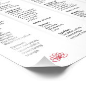 7チャクラポスター フォトプリント            (角)