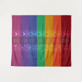 7チャクラヨガポーズと主張タペストリー – 87 タペストリー (正面(横))