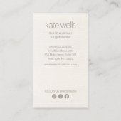 7チャクラヨガ先生 名刺 (裏面)