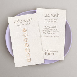 7チャクラヨガ先生 名刺