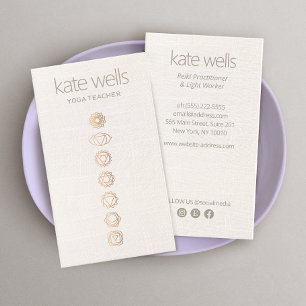 7チャクラヨガ先生 名刺