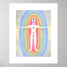 7チャクラ省エネ体ヒーリング霊気ポスター ポスター