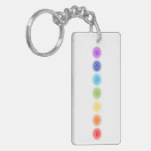 7チャクラ記号 キーホルダー (正面左)