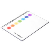 7チャクラ記号 ノートブック (左側)