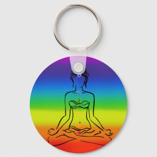 7チャクラ キーホルダー (正面)