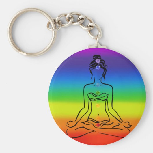 7チャクラ キーホルダー (正面)