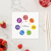 7チャクラ スタンダードカクテルナプキン (インサイチュ)