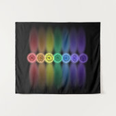 7チャクラ タペストリー (正面(横))