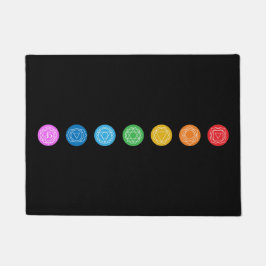 7チャクラ ドアマット