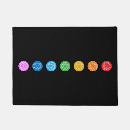 7チャクラ ドアマット (正面)