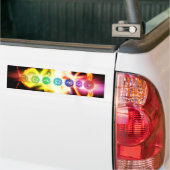 7チャクラ バンパーステッカー (トラック上)