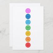 7チャクラ 招待状 (正面/裏面)