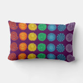 7チャクラ#1の治療のアートワーク ランバークッション (裏面)