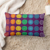 7チャクラ#1の治療のアートワーク ランバークッション (ブランケット)