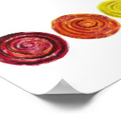 7チャクラ#1アートワークの消去 ポスター (角)