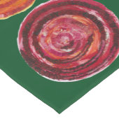 7チャクラ#2のオリジナルのアートワーク ショートテーブルランナー (コーナー)