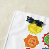 7チャクラ、sクンダリーニヨガ、チャクラヨガビーチタオル ビーチタオル (インサイチュ)