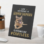 7ドイツの羊飼いなしでの生活は可能だがP 台座サイン (インサイチュ)