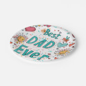 7パーソナライズされたインチラウンド紙プレート ペーパープレート (アングル)