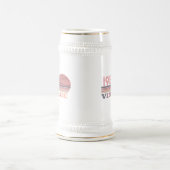 7パーソナライズされたヴィンテージ70歳の誕生日パーティー ビールジョッキ (中央)