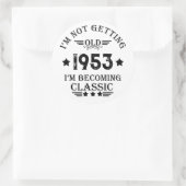 7パーソナライズされたヴィンテージ70歳の誕生日パーティー ラウンドシール (バッグ)