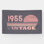 7パーソナライズされたヴィンテージ70歳の誕生日パーティー 横断幕 (横)