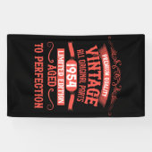 7パーソナライズされたヴィンテージ70歳の誕生日パーティー 横断幕 (横)