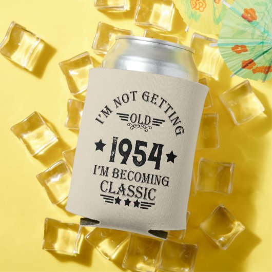 7パーソナライズされたヴィンテージ70歳の誕生日パーティー 缶クーラー (インサイチュ 夏)