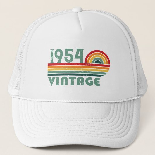 7パーソナライズされたヴィンテージ70歳 キャップ (正面)